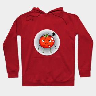 funny angry tomato Hoodie